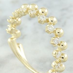 0.40 Carat Diamond 14K Yellow Gold Ring